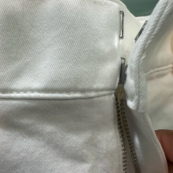 White House Black Market High Waist White Shorts - Picture 4 of 8